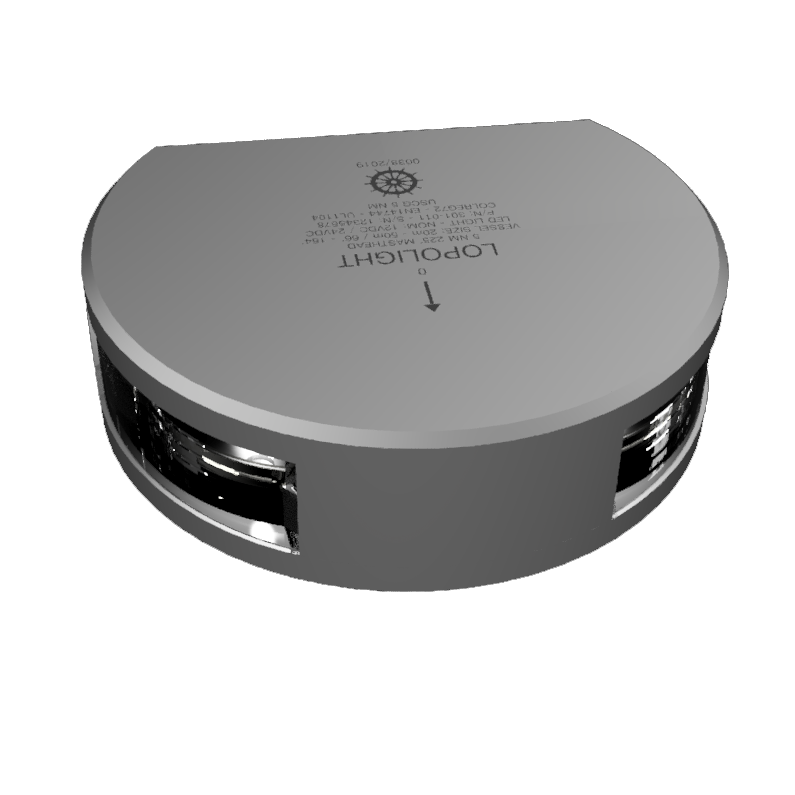 5nm 225° White, masthead, silver anodized 5nm 225° White, masthead, silver anodized